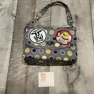 Lillybit Travel diaper and wipes pouch bag with patches